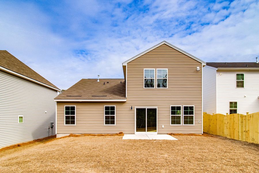 Exterior details and patio area of a home in Ellington, Elgin (Image 21). Exterior details and patio area of a home in Ellington, Elgin (Image 21).