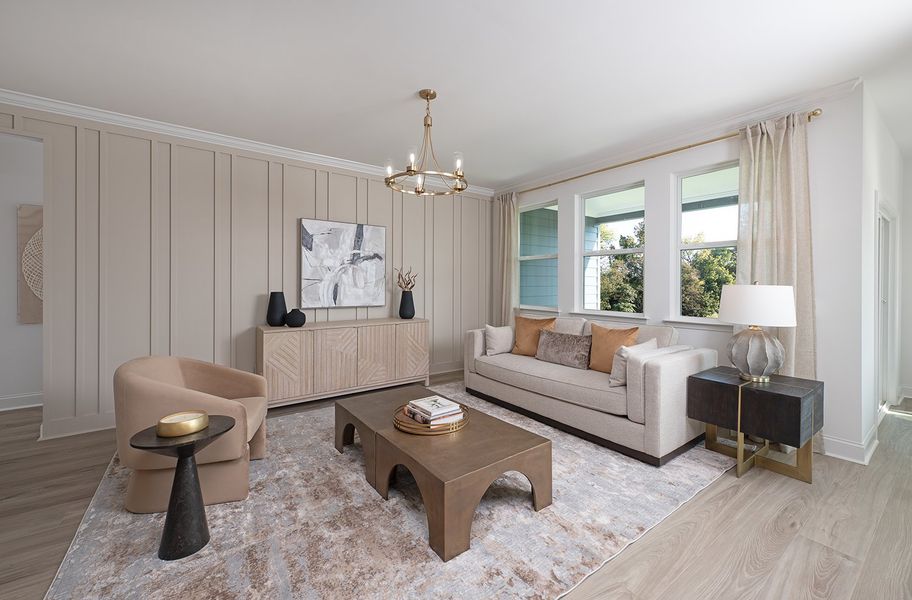 Representative furnished interior of a home built from the Winters by Ashton Woods in Willow Landing, Mount Juliet (Image 8).