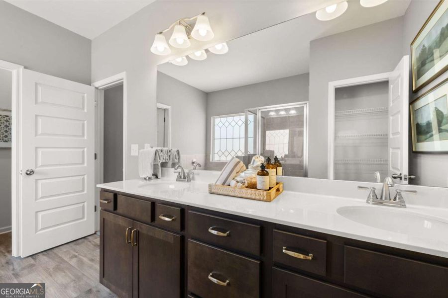 Furnished interior view inside a new home in Trellis Park, Hampton (Image 19). Furnished interior view inside a new home in Trellis Park, Hampton (Image 19).