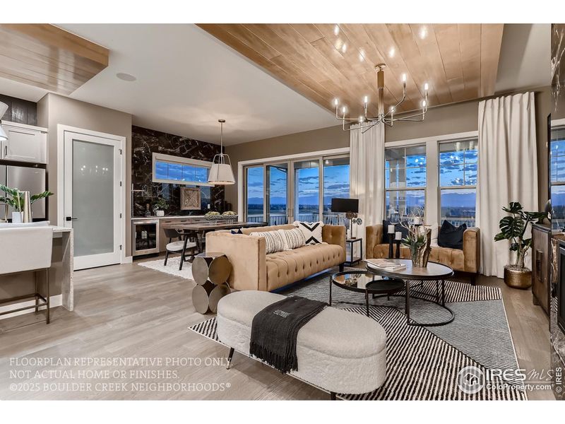 Furnished interior view inside a new home in , Broomfield (Image 37).