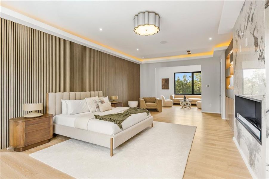 Furnished interior view inside a new home in , Marietta (Image 35).