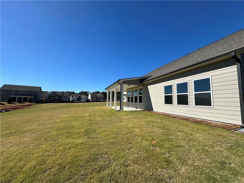 Exterior details and patio area of a home in Summerlin, Winder (Image 4).