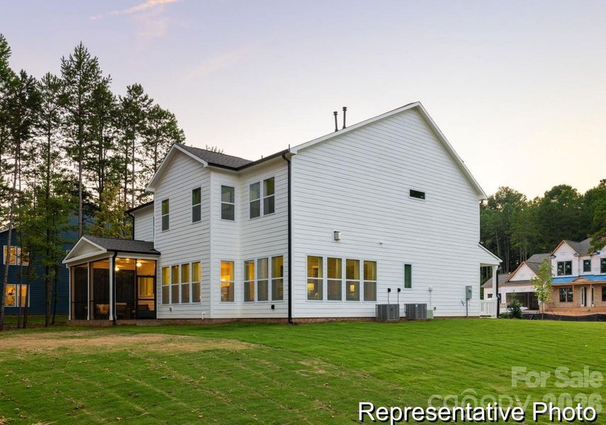 Exterior details and patio area of a home in , Statesville (Image 21).