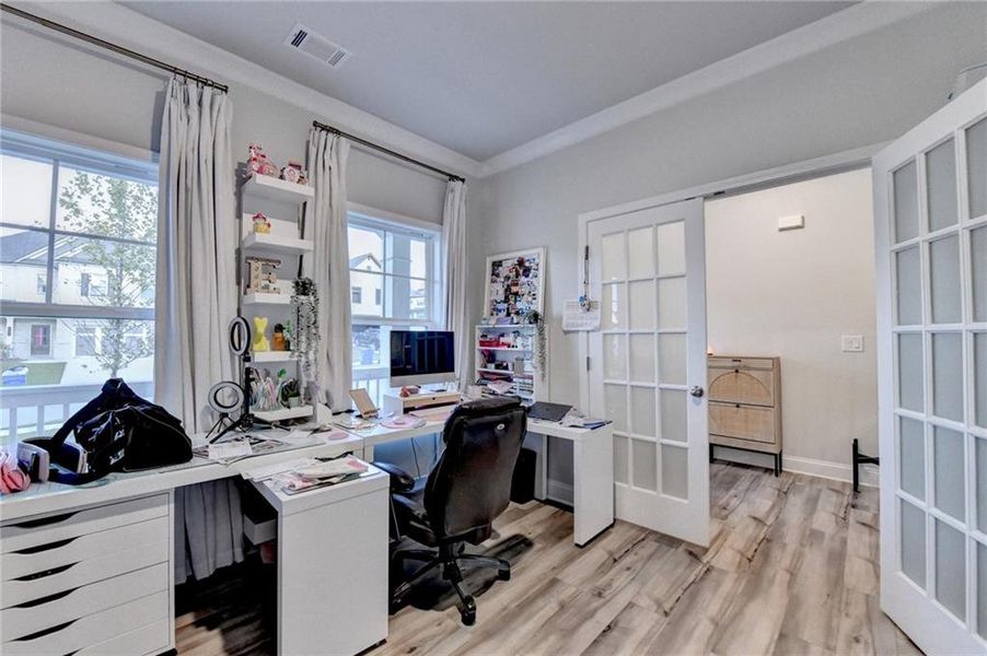 Furnished interior view inside a new home in , Lawrenceville (Image 42).