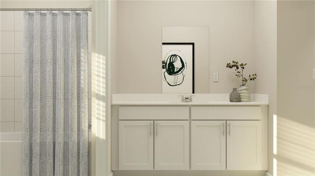 Furnished interior view inside a new home in Waterstone: Estate II Collection, Groveland (Image 7).