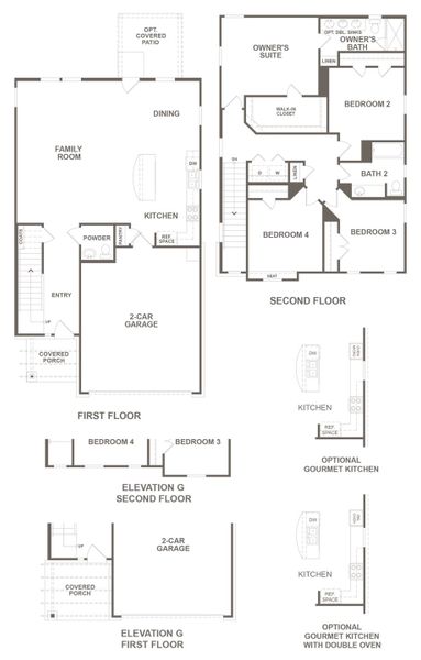2D floor plan layout for the Lyric by Milestone Community Builders in Foxfield, Austin, TX (Image 3). 2D floor plan layout for the Lyric by Milestone Community Builders in Foxfield, Austin, TX (Image 3).