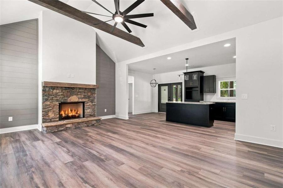 Spacious, unfurnished interior of a new home in , Talking Rock (Image 37).
