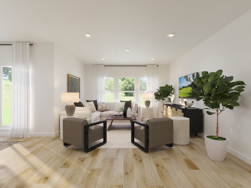 Furnished interior view inside a new home in Carlton Landing, Rockvale (Image 5).