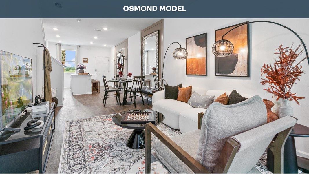 Furnished interior view inside a new home in Cordera Townhomes Express, St. Augustine (Image 7).