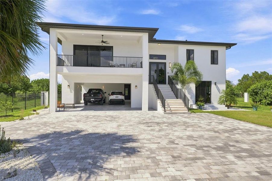 Exterior details and patio area of a home in , Port Richey (Image 30).