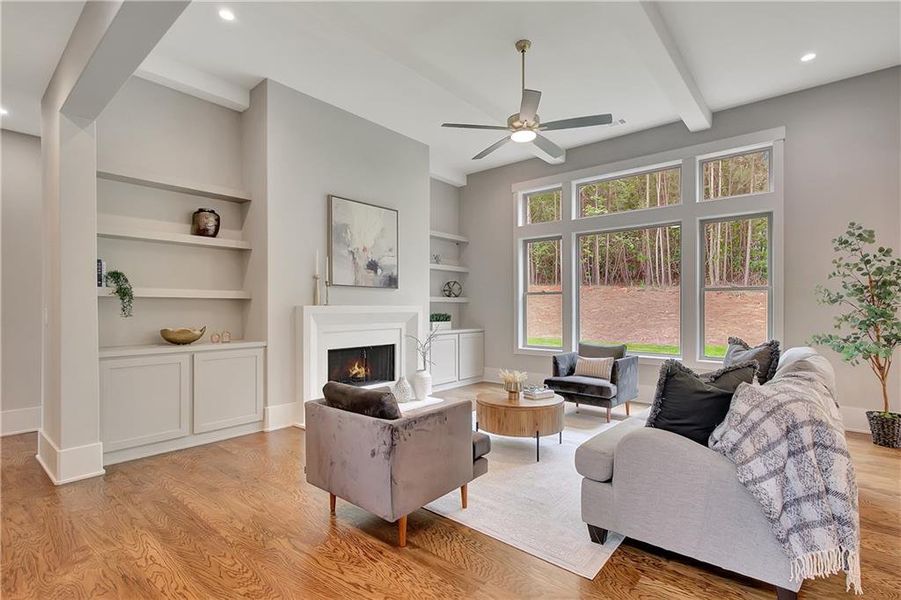 Furnished interior view inside a new home in , Newnan (Image 51). Furnished interior view inside a new home in , Newnan (Image 51).