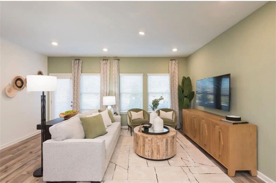 Furnished interior view inside a new home in , McDonough (Image 2).