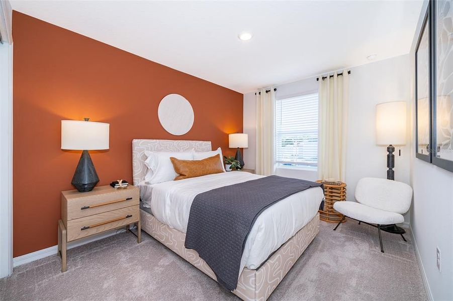 Furnished interior view inside a new home in Horse Creek at Crosswinds, Davenport (Image 17).