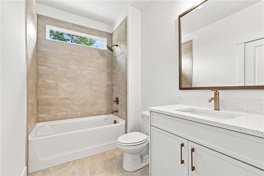 Furnished interior view inside a new home in Malone's Pond, Ball Ground (Image 14).