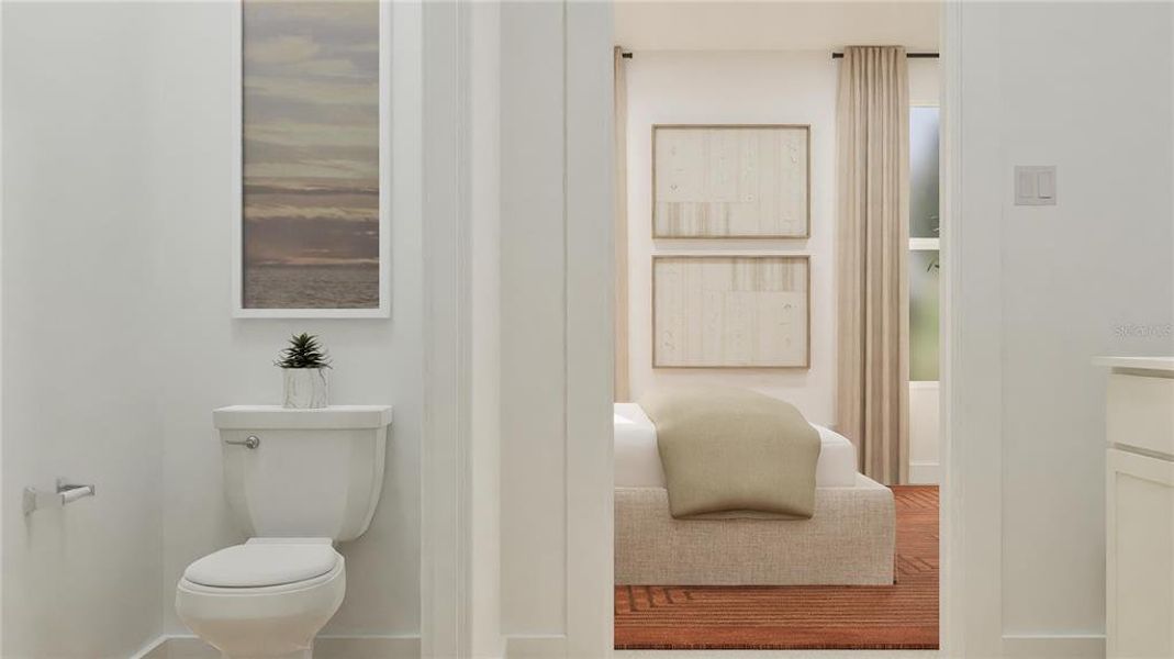 Furnished interior view inside a new home in Meadow Pointe: Classic Collection, Groveland (Image 24).