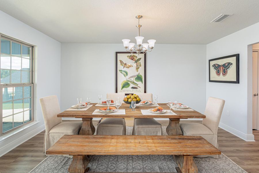 Furnished interior view inside a new home in Cedar Creek at Deerpoint Lake, Panama City (Image 7).