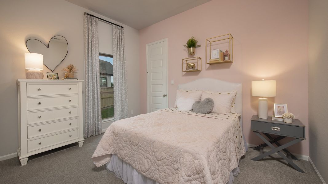 Furnished interior view inside a new home in Meridiana 50', Manvel (Image 14).