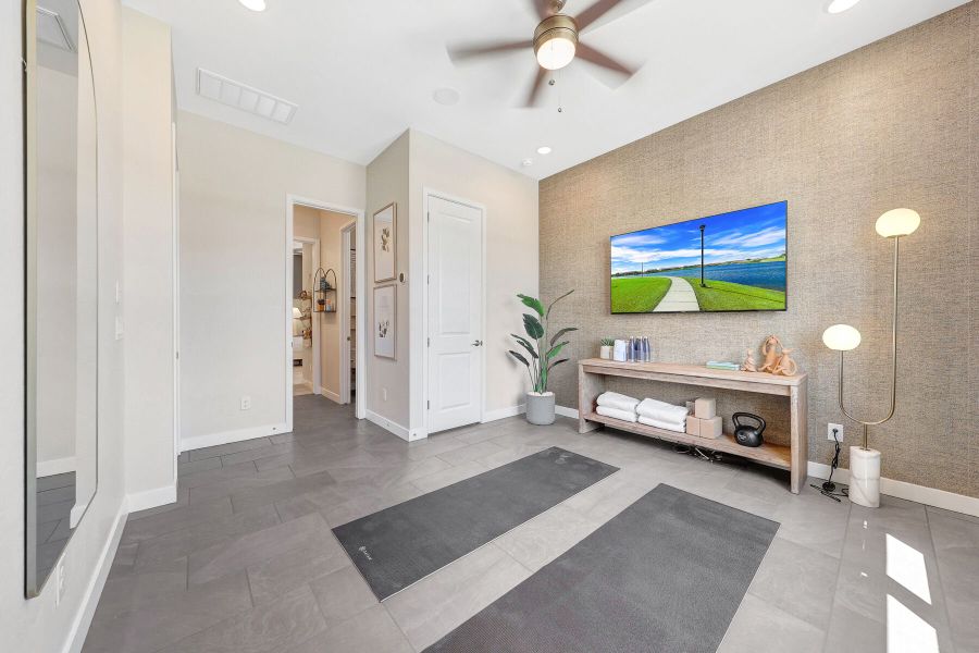 Representative furnished interior of a home built from the Cobalt by Mattamy Homes in Landmarke, Queen Creek (Image 42).