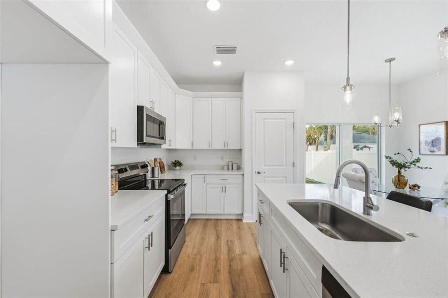 Furnished interior view inside a new home in , Sanford (Image 18).