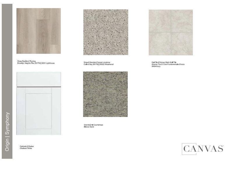 Design selections. Home is under construction, selections subject to change. Design selections. Home is under construction, selections subject to change.