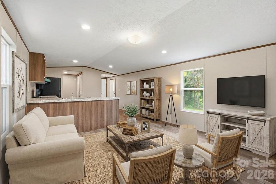Virtually staged; Living Area