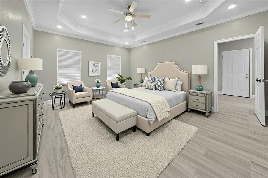 Furnished interior view inside a new home in , Lindale (Image 13). Furnished interior view inside a new home in , Lindale (Image 13).