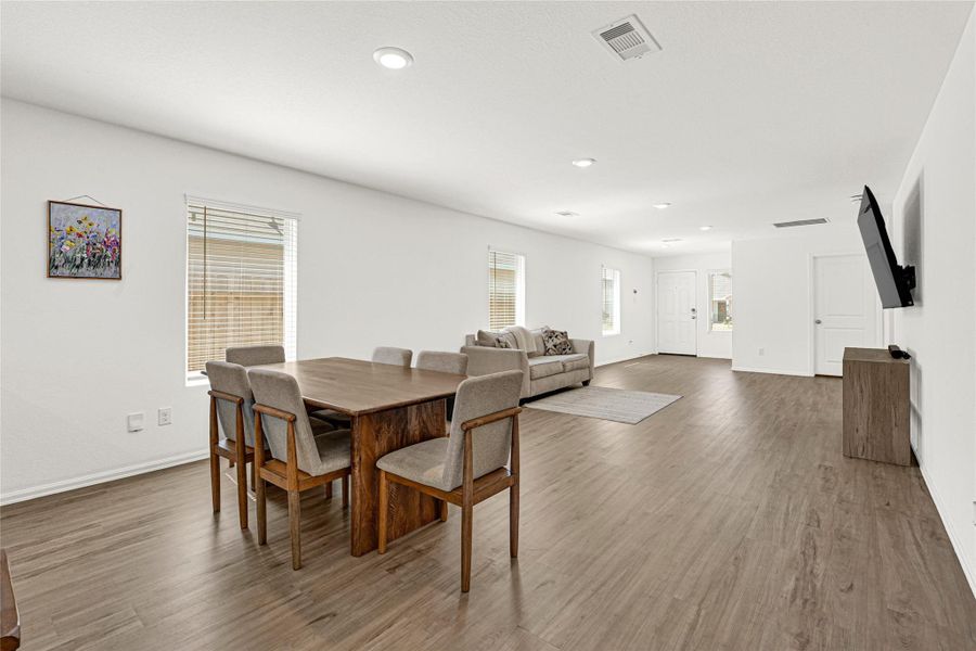 Furnished interior view inside a new home in Townsend Reserve: Cottage Collection, Splendora (Image 5). Furnished interior view inside a new home in Townsend Reserve: Cottage Collection, Splendora (Image 5).