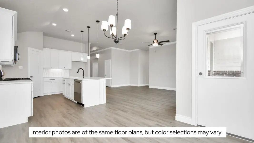 Furnished interior view inside a new home in Grand Oaks Reserve, Cleveland (Image 3).