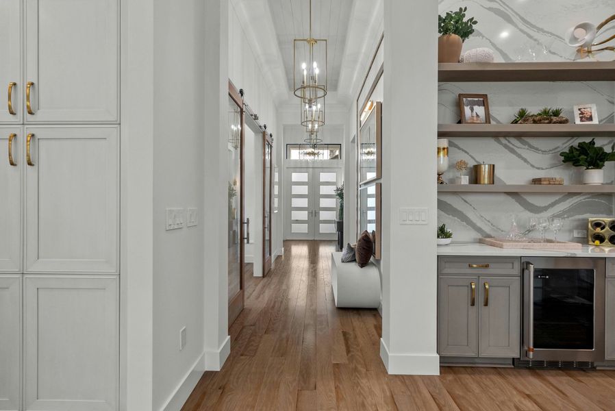 2D floor plan layout for the Indigo Grande 4 by GHO Homes in Seaglass, Vero Beach, FL (Image 88).