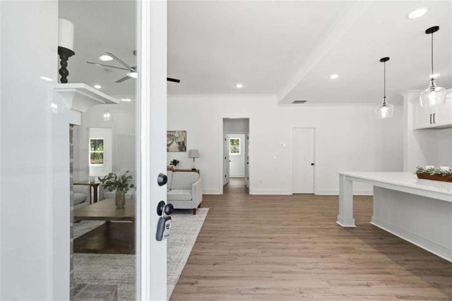 Furnished interior view inside a new home in , Covington (Image 14). Furnished interior view inside a new home in , Covington (Image 14).
