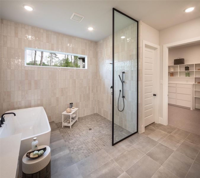 Furnished interior view inside a new home in The Highlands, Porter (Image 10).