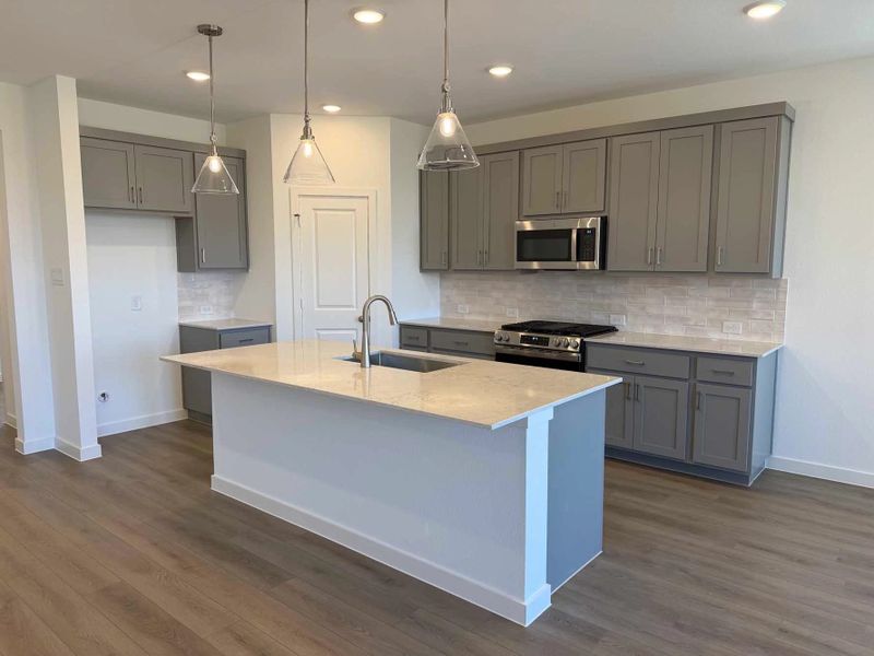 Kitchen Construction Progress featuring the Milan Collection