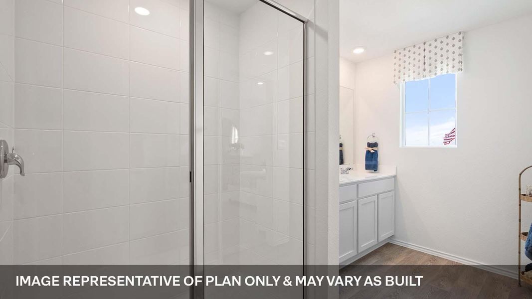 Furnished interior view inside a new home in Valverde, Bastrop (Image 13).