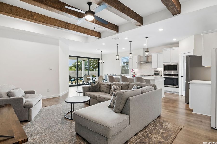 Furnished interior view inside a new home in Hickory Ridge, Elmendorf (Image 7).