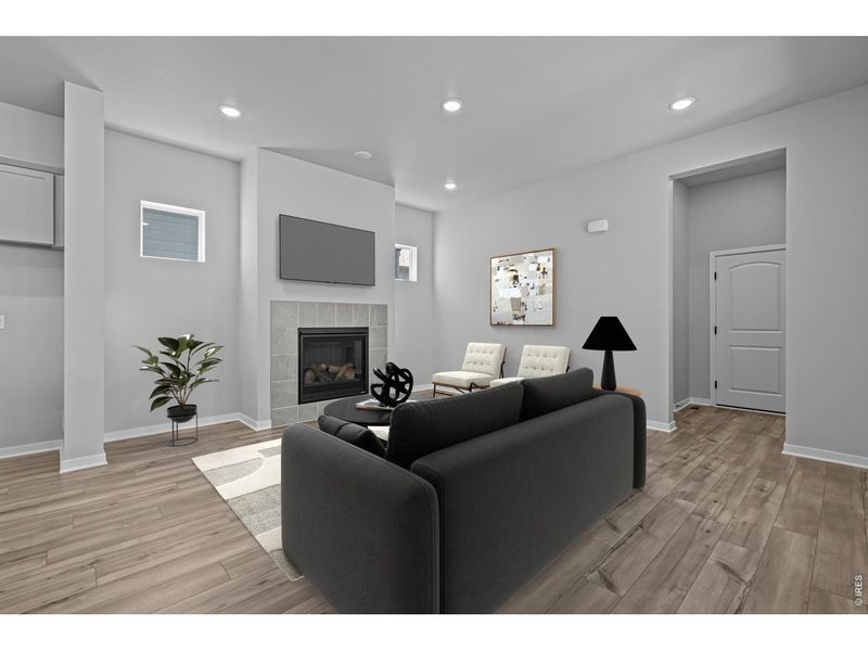 Furnished interior view inside a new home in Kinston Cottage, Loveland (Image 7). Furnished interior view inside a new home in Kinston Cottage, Loveland (Image 7).