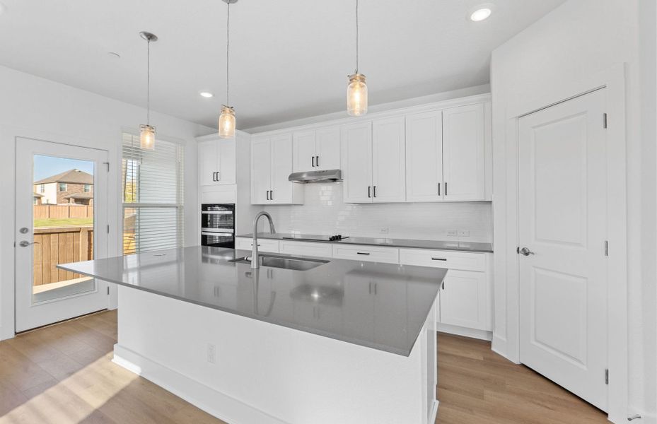 Furnished interior view inside a new home in Northpoint at Old Settlers, Round Rock (Image 3).