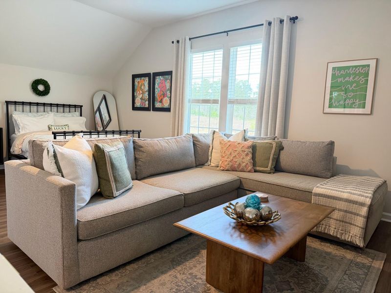Furnished interior view inside a new home in , Summerville (Image 47). Furnished interior view inside a new home in , Summerville (Image 47).