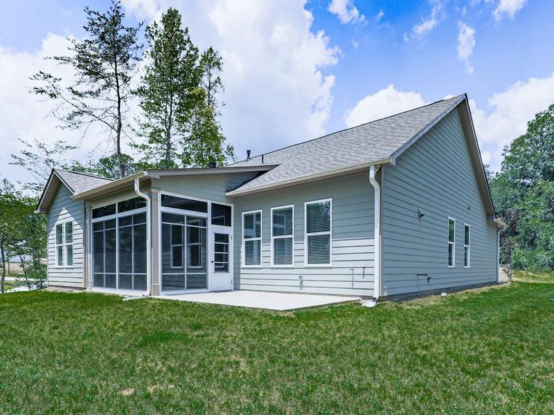 Front exterior of a new home in , Ellijay, GA, highlighting curb appeal (Image 21).