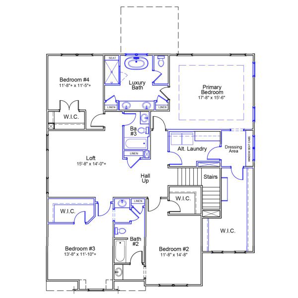 2D floor plan layout of this home in Scotts Hill Village, Wilmington, NC (Image 3). 2D floor plan layout of this home in Scotts Hill Village, Wilmington, NC (Image 3).