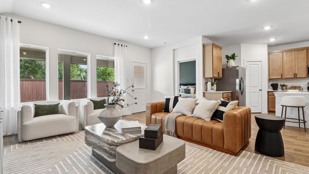Furnished interior view inside a new home in Evergreen, Rosenberg (Image 6).