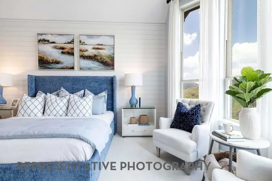 Furnished interior view inside a new home in ARTAVIA, Conroe (Image 16).