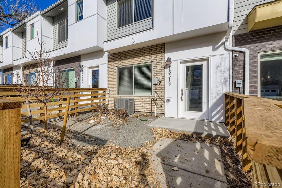 Fenced-in Back Yard Fenced-in Back Yard