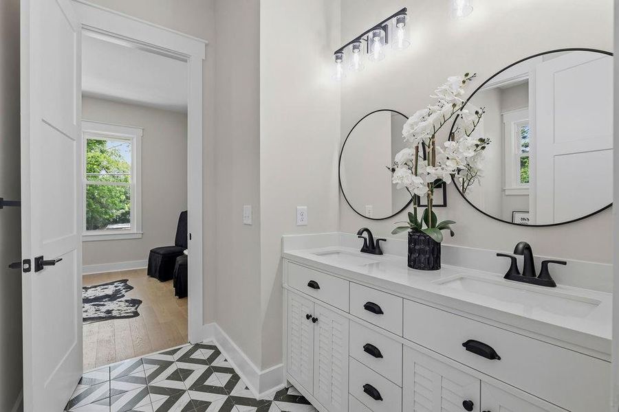 Furnished interior view inside a new home in , Marietta (Image 8).