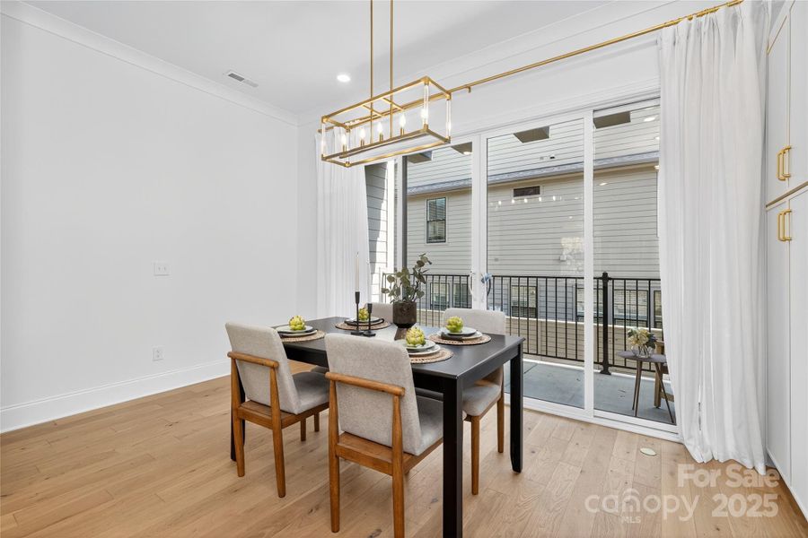 Furnished interior view inside a new home in , Charlotte (Image 12).