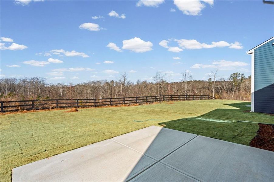 Exterior details and patio area of a home in Crossvine Estates, Braselton (Image 4).