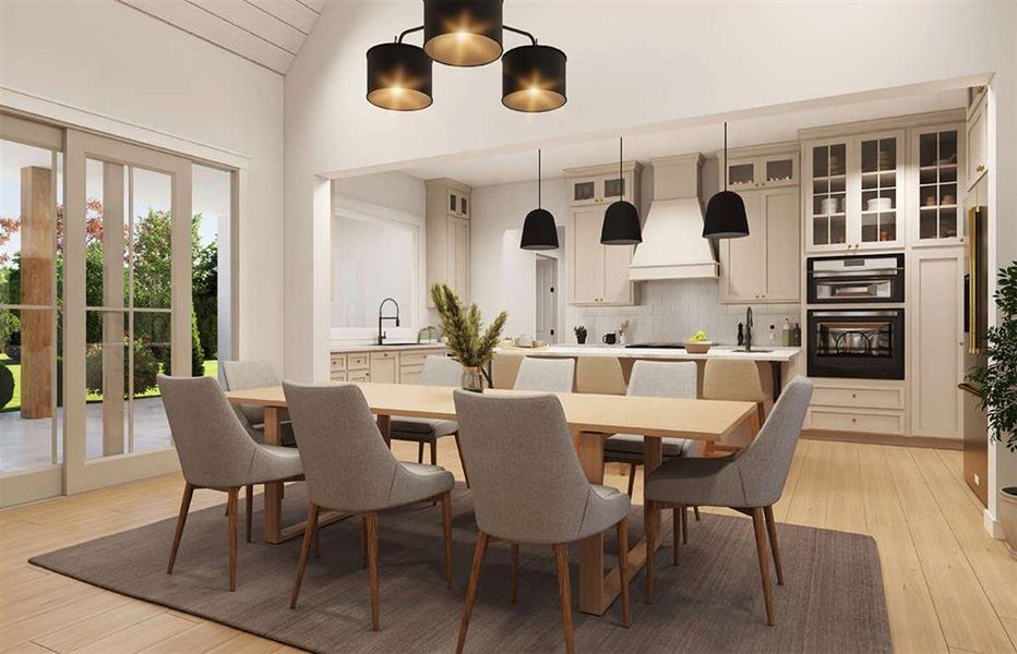 Furnished interior view inside a new home in Echo Grove, Poolville (Image 7).