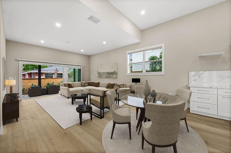 Furnished interior view inside a new home in , Sarasota (Image 16). Furnished interior view inside a new home in , Sarasota (Image 16).