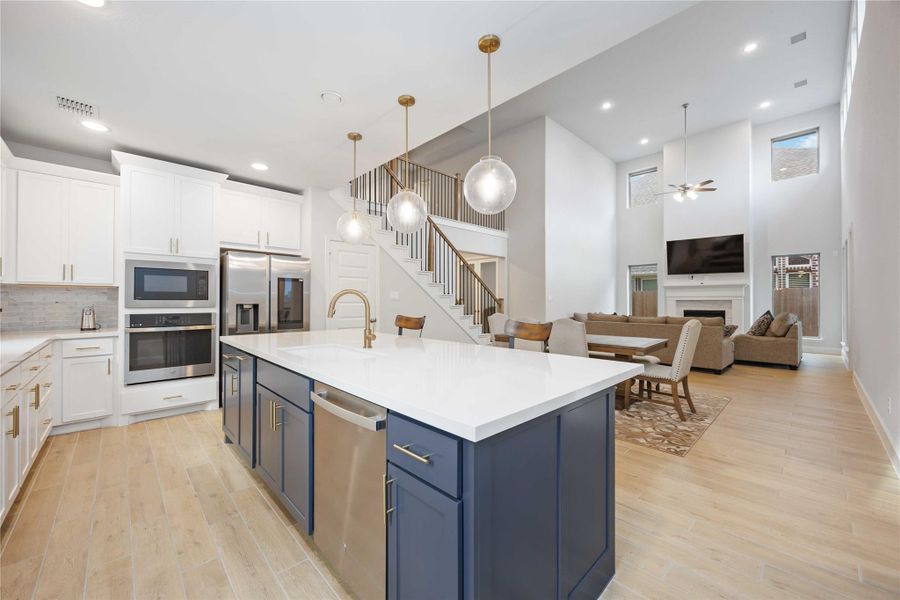 Furnished interior view inside a new home in Marvida 55' - Gated, Cypress (Image 33).