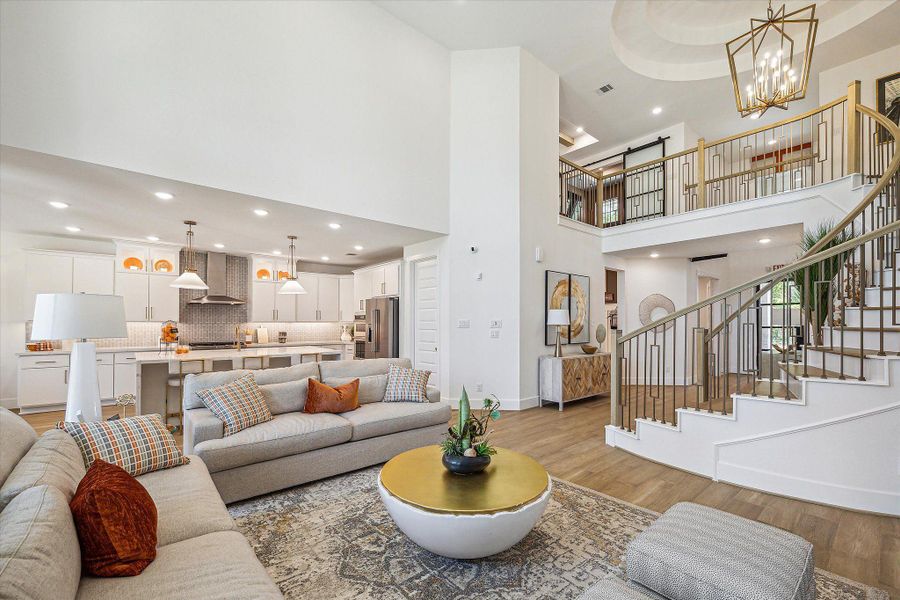 Representative furnished interior of a home built from the The Collins by Westin Homes in Flora, Hutto (Image 24).