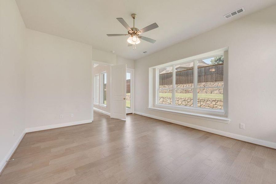 Spacious, unfurnished interior of a new home in Wellspring Estates, Celina (Image 22). Spacious, unfurnished interior of a new home in Wellspring Estates, Celina (Image 22).